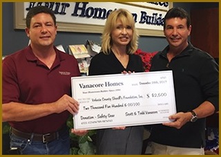 Vanacore Homes Donation
